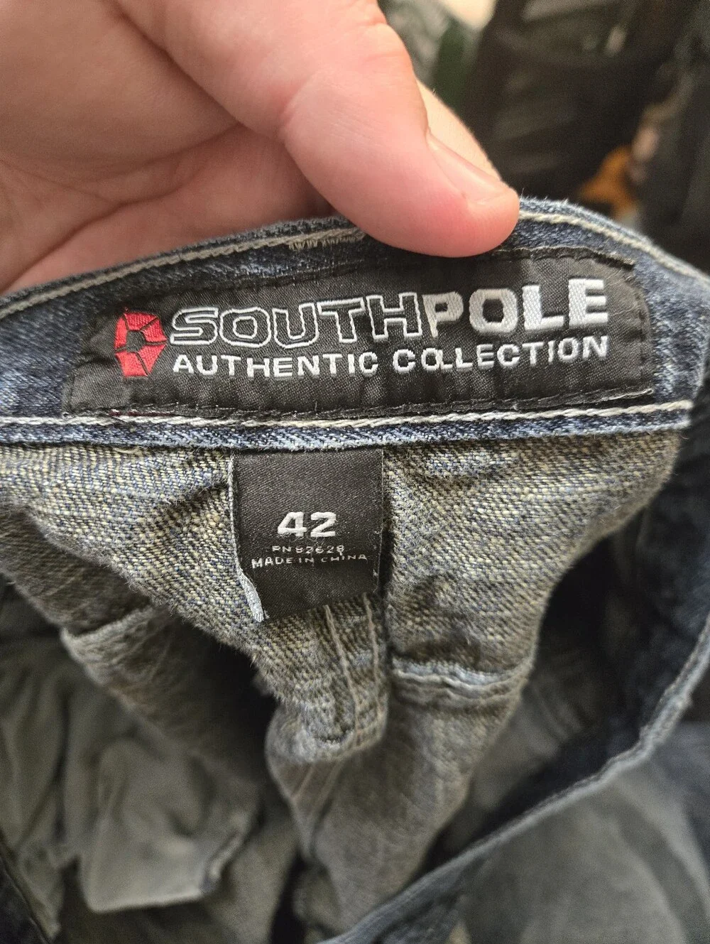 South Pole Authentic Collectopm 42 Width Y2K/90s Skater/Hip-Hop Denim